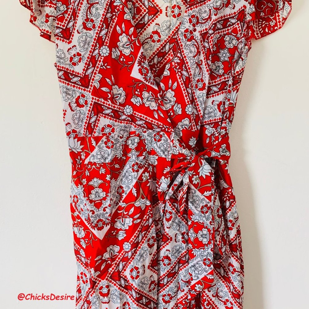 🆕Gypsy Bohemian Summer V-neck Maxi Printed Dress - Picture 6 of 13